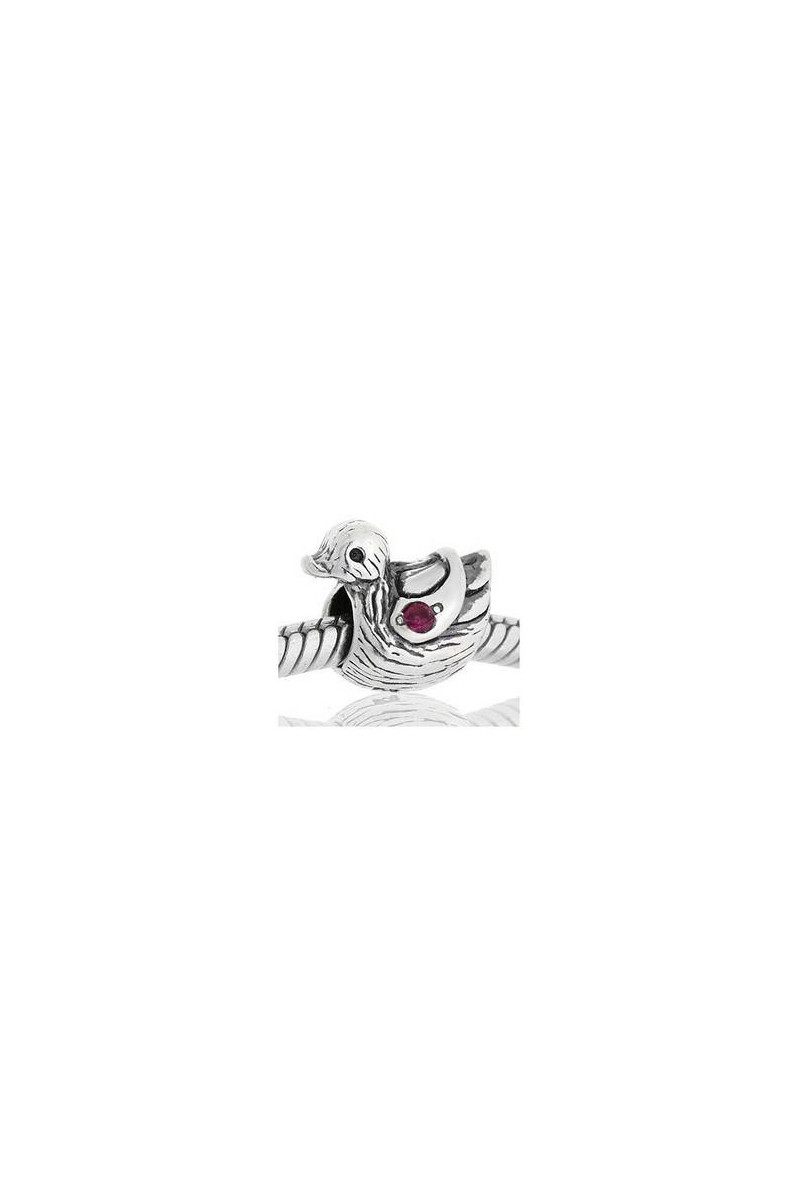 Charm Patito Brillante Sensibile en Plata de Ley 925 🦆✨