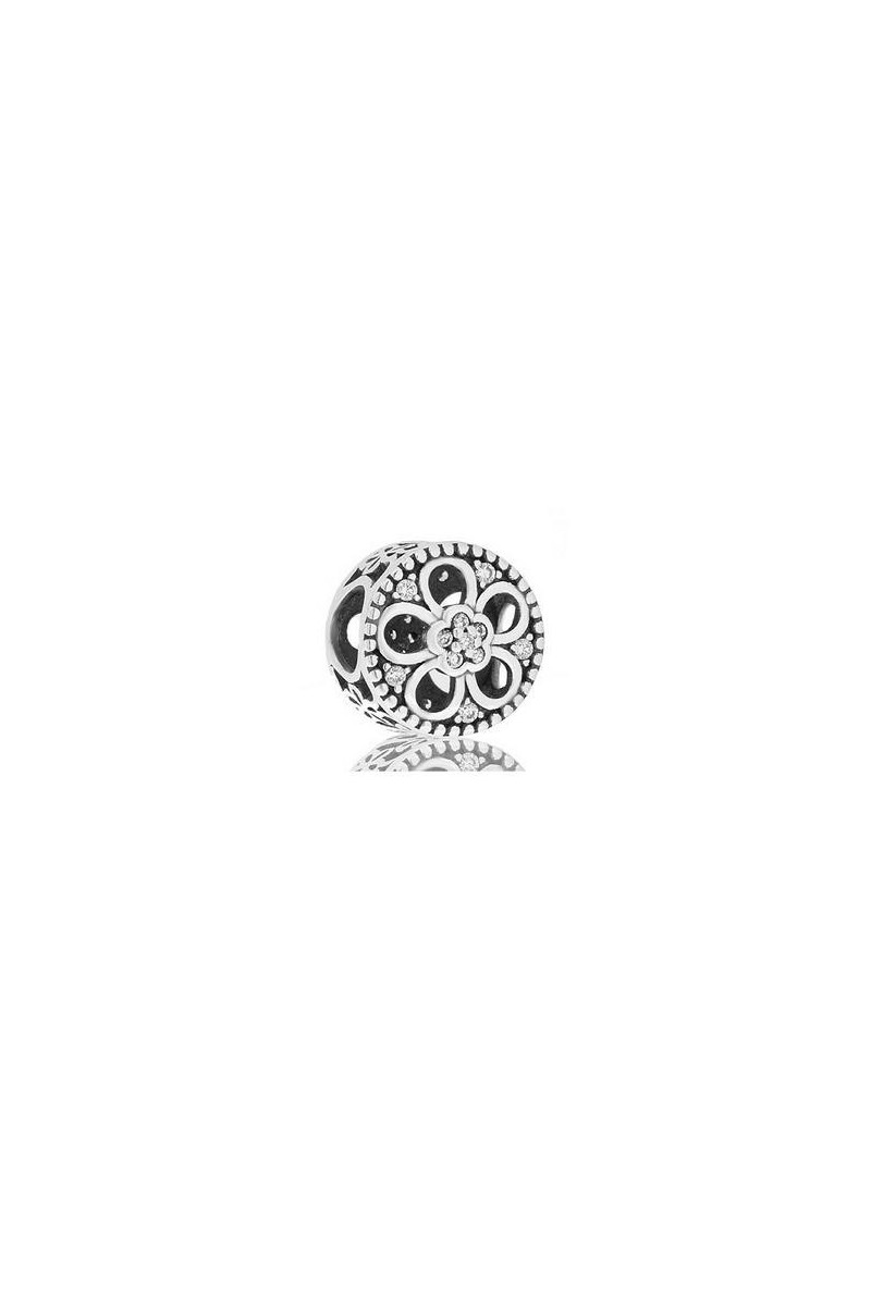 Charm Flor con Piedras