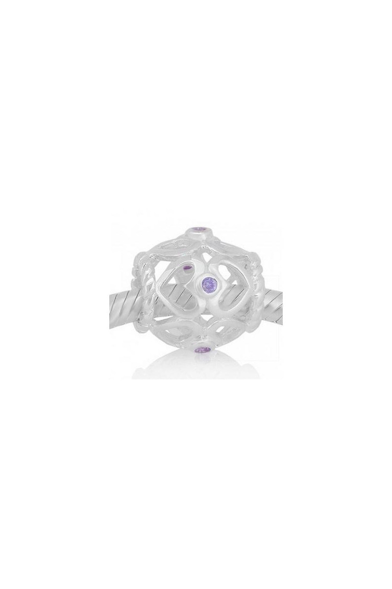 Charm Corazones Calados