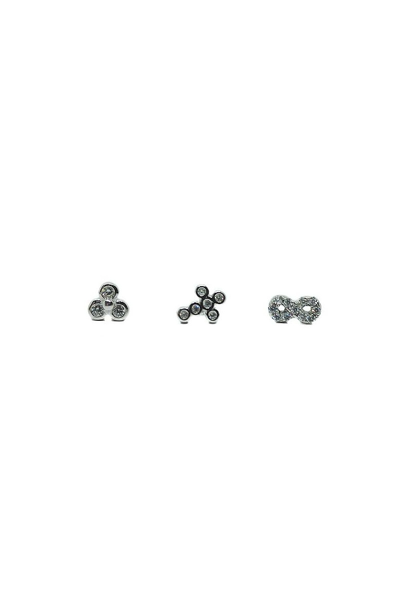 PACK DE 3 PENDIENTES CIRCONITAS PACK DE 3 PENDIENTES CIRCONITAS