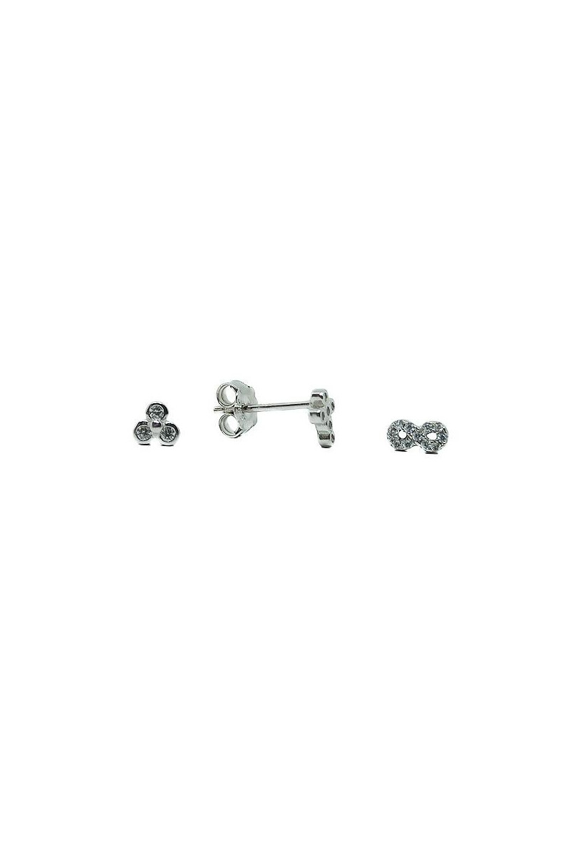 PACK DE 3 PENDIENTES CIRCONITAS
