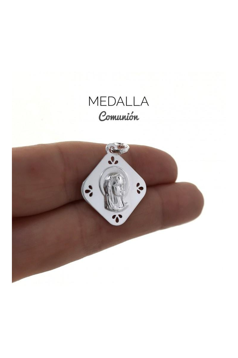 Medalla Virgen Niña en Plata de Ley - Somos Plata by Sensibile Medalla Virgen Niña en Plata de Ley - Somos Plata by Sensibile