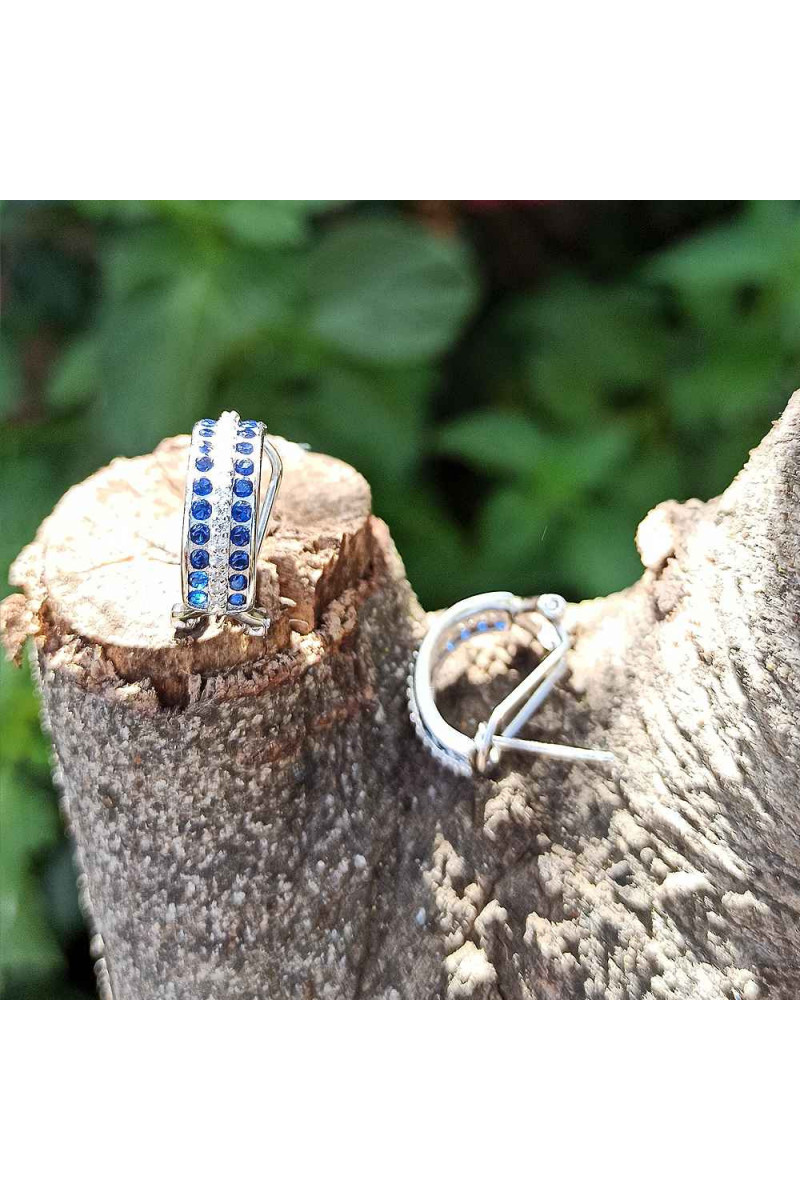 Pendientes Cierre Omega en Plata de Ley - Somos Plata by Sensibile