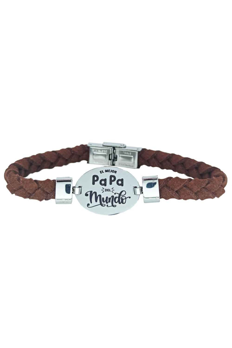 Pulsera "El mejor papá del mundo" - SomosPlata by Sensibile Pulsera "El mejor papá del mundo" - SomosPlata by Sensibile