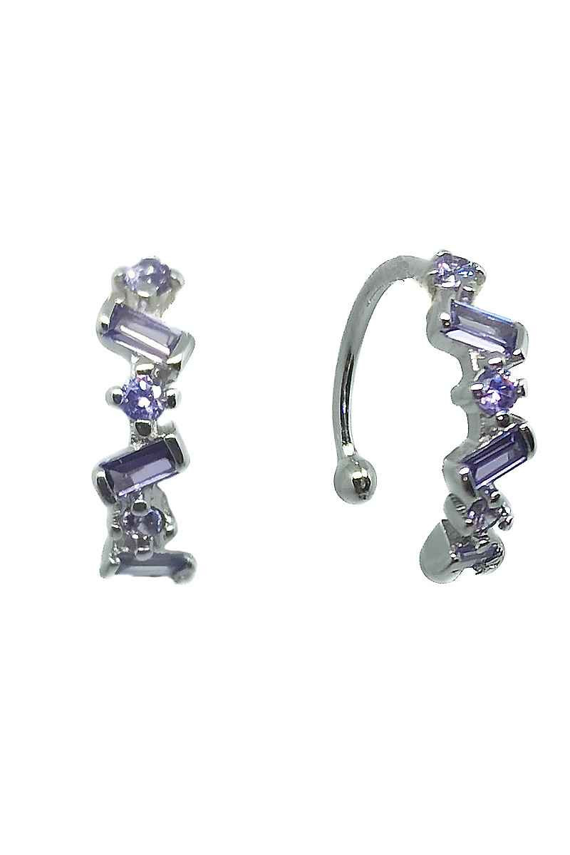 Ear Cuff Circonitas Plata de Ley - Somos Plata by Sensibile