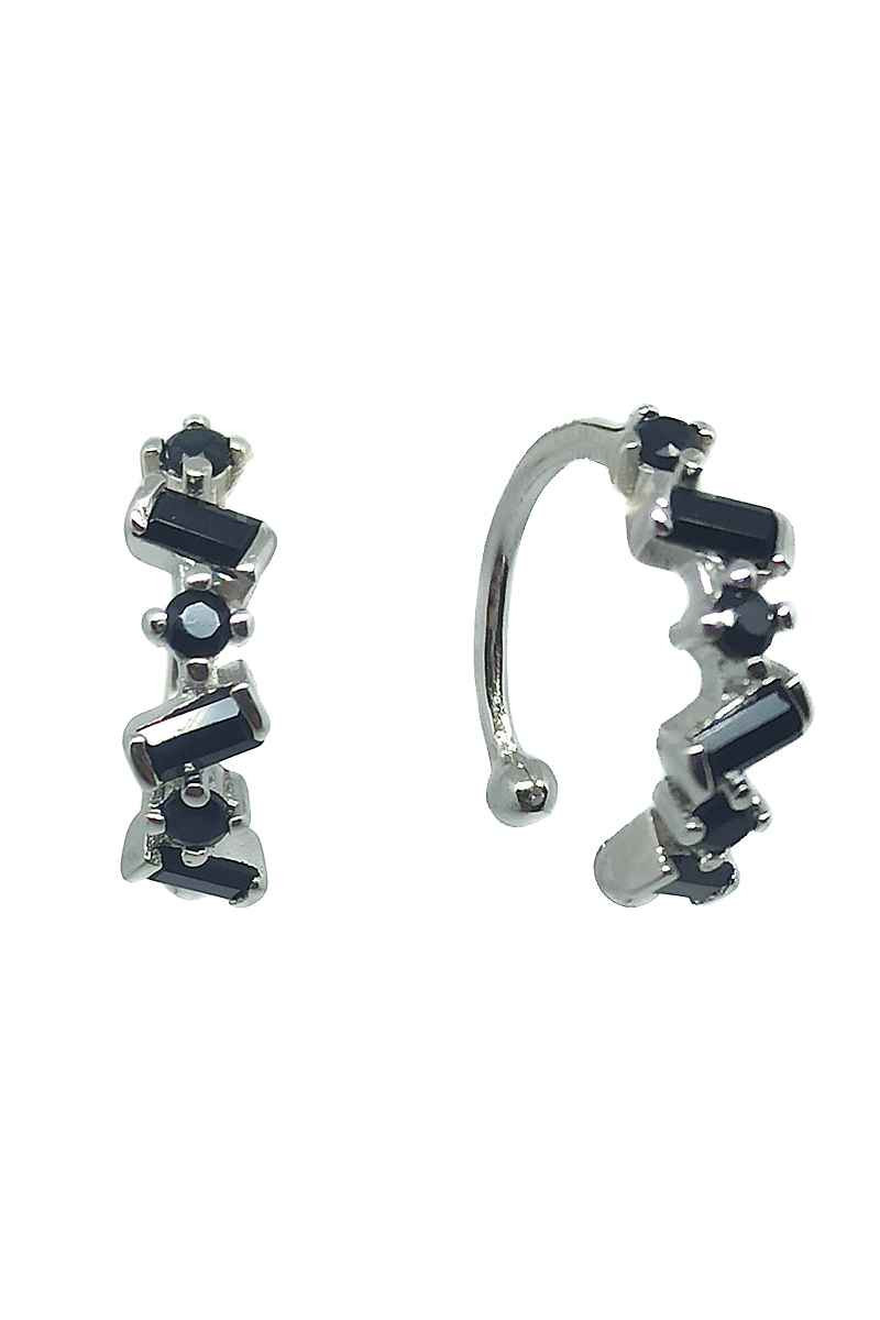 Ear Cuff Circonitas Plata de Ley - Somos Plata by Sensibile