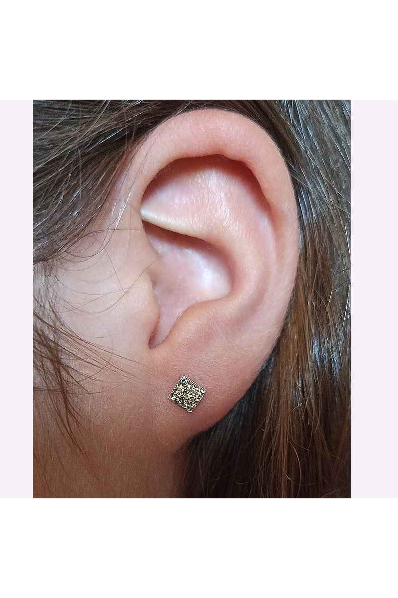 Pendientes Cuadrados/Rombos de Plata de Ley con Cristal (malva, rosa, rojo o dorado) - SomosPlata by Sensibile Pendientes Cuadrados/Rombos de Plata de Ley con Cristal (malva, rosa, rojo o dorado) - SomosPlata by Sensibile