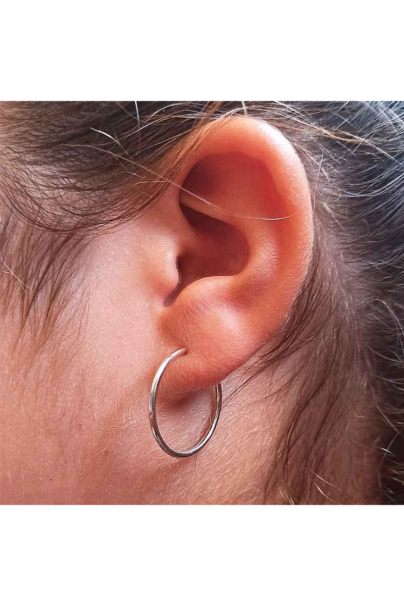 Aros Presión en diferentes medidas Plata de Ley 925 - SomosPlata by Sensibile